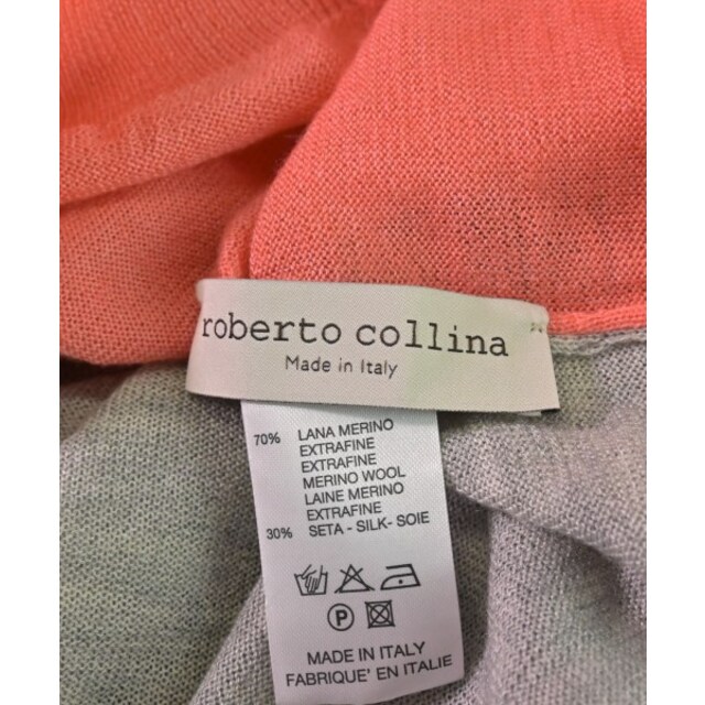 ROBERTO COLLINA(ロベルトコリーナ)のROBERTO COLLINA ニット・セーター S ピンクxグレー 【古着】【中古】 レディースのトップス(ニット/セーター)の商品写真