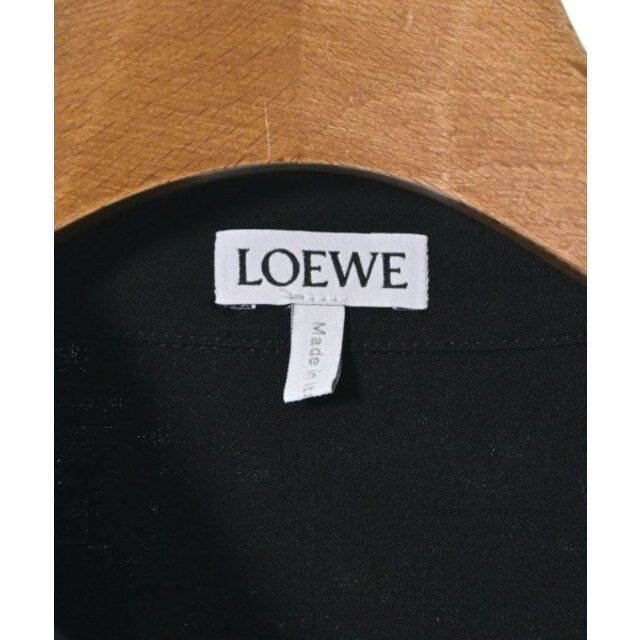 LOEWE - LOEWE ロエベ カジュアルシャツ 39(M位) 黒 【古着】【中古