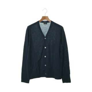 ジルサンダー(Jil Sander)のJIL SANDER ジルサンダー カーディガン 48(L位) 紺 【古着】【中古】(カーディガン)