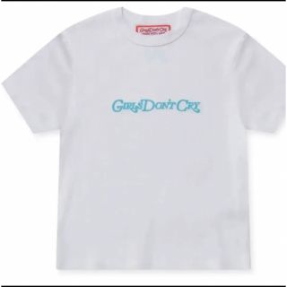 ガールズドントクライ(Girls Don't Cry)のgirls don't cry WordmarkBaby T-Shirt 白xs(Tシャツ/カットソー(半袖/袖なし))