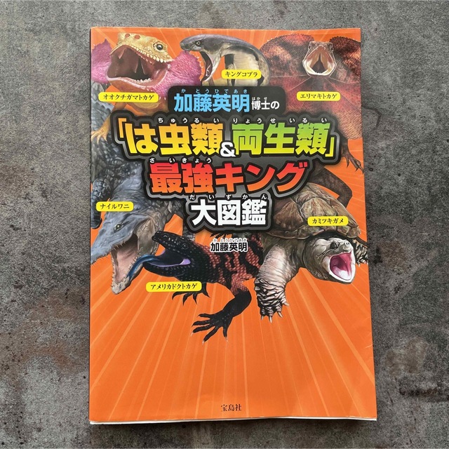 みん様専用♡加藤英明博士の「は虫類&両性類」最強キング大図鑑&危険