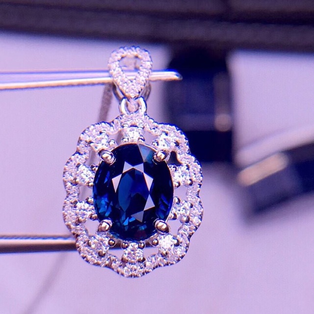 天然 ロイヤルブルーサファイア ダイヤ  ペンダントトップ1.71ct ¥