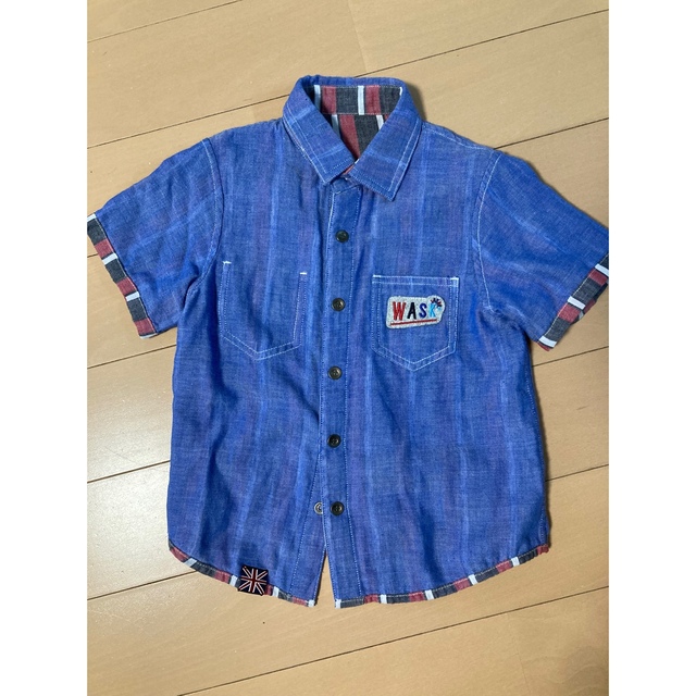 WASK(ワスク)のWASK リバーシブルシャツ　110 キッズ/ベビー/マタニティのキッズ服男の子用(90cm~)(ブラウス)の商品写真