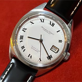 インターナショナルウォッチカンパニー(IWC)の希少なホワイトローマンダイヤル IWC ヨットクラブ ペラトン式Cal.8541(腕時計(アナログ))