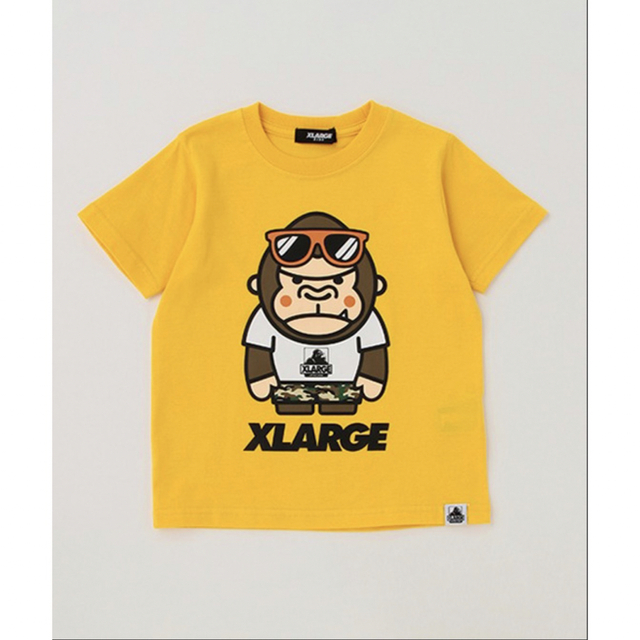 XLARGE(エクストララージ)のエクストララージ　半袖ゴリラTシャツ　110 キッズ/ベビー/マタニティのキッズ服男の子用(90cm~)(Tシャツ/カットソー)の商品写真