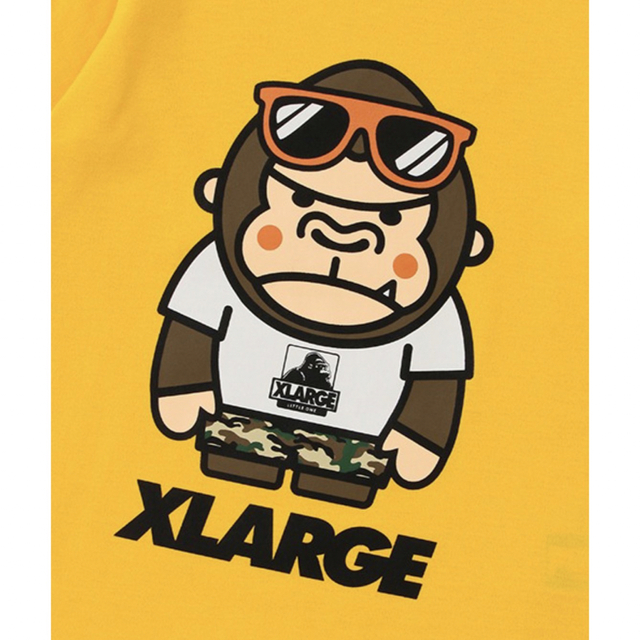 XLARGE(エクストララージ)のエクストララージ　半袖ゴリラTシャツ　110 キッズ/ベビー/マタニティのキッズ服男の子用(90cm~)(Tシャツ/カットソー)の商品写真