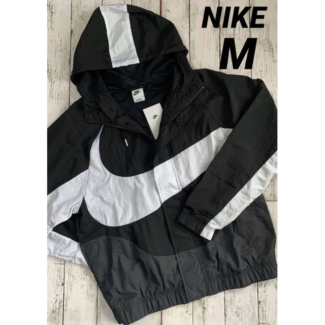 NIKE ビッグスウッシュ ウーブン ジャケット 新品 ナイキ ビッグスウッシュ ウーブンジャケット レインボー