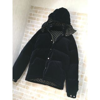 ワコマリア(WACKO MARIA)の【お洒落ダウン】WAKOMARIA ドット ベロア DORMEUIL 松田龍平(ダウンジャケット)