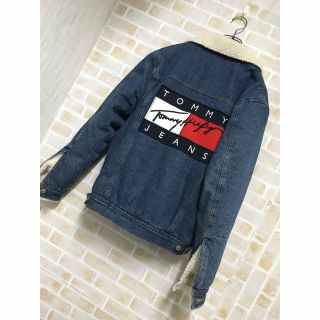 トミーヒルフィガー(TOMMY HILFIGER)の【激レア完売】TOMMY JEANS フラッグ 裏ボア 坂口健太郎  近藤千尋(Gジャン/デニムジャケット)