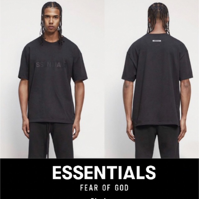 【LA限定】エッセンシャルズFOGESSENTIALS TシャツブラックXL