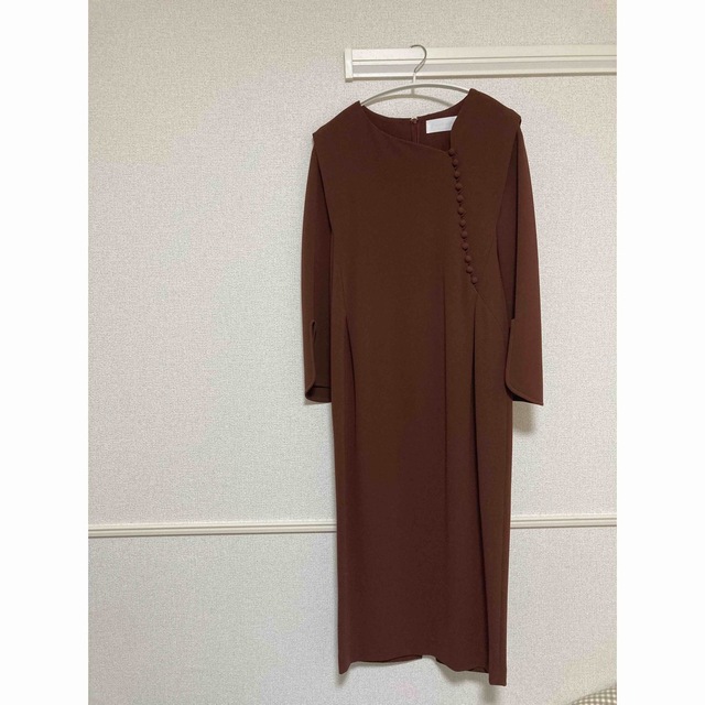 mame Asymmetrical Collar Long Dress 【楽ギフ_包装】 www