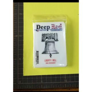 レア物☆DEEP RED☆リバティアメリカラバースタンプ(はんこ)