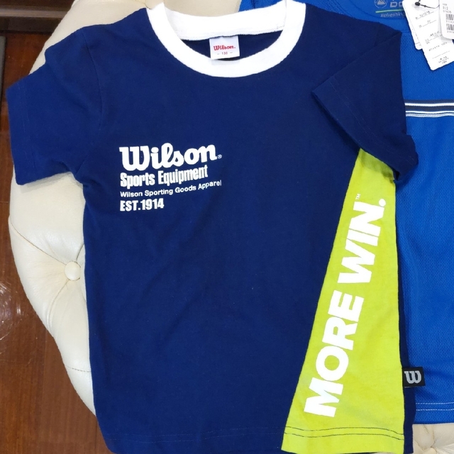 wilson(ウィルソン)のwilson　半袖Tシャツ2枚セット 130 キッズ/ベビー/マタニティのキッズ服女の子用(90cm~)(Tシャツ/カットソー)の商品写真