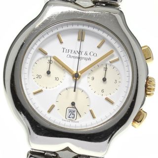 ティファニー(Tiffany & Co.)のティファニー TIFFANY&Co. M0322 ティソロ クロノグラフ クォーツ メンズ _745519【中古】【ev10】(腕時計(アナログ))