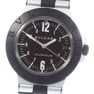 BVLGARI - ブルガリ BVLGARI AL38TA アルミニウム デイト 自動巻き