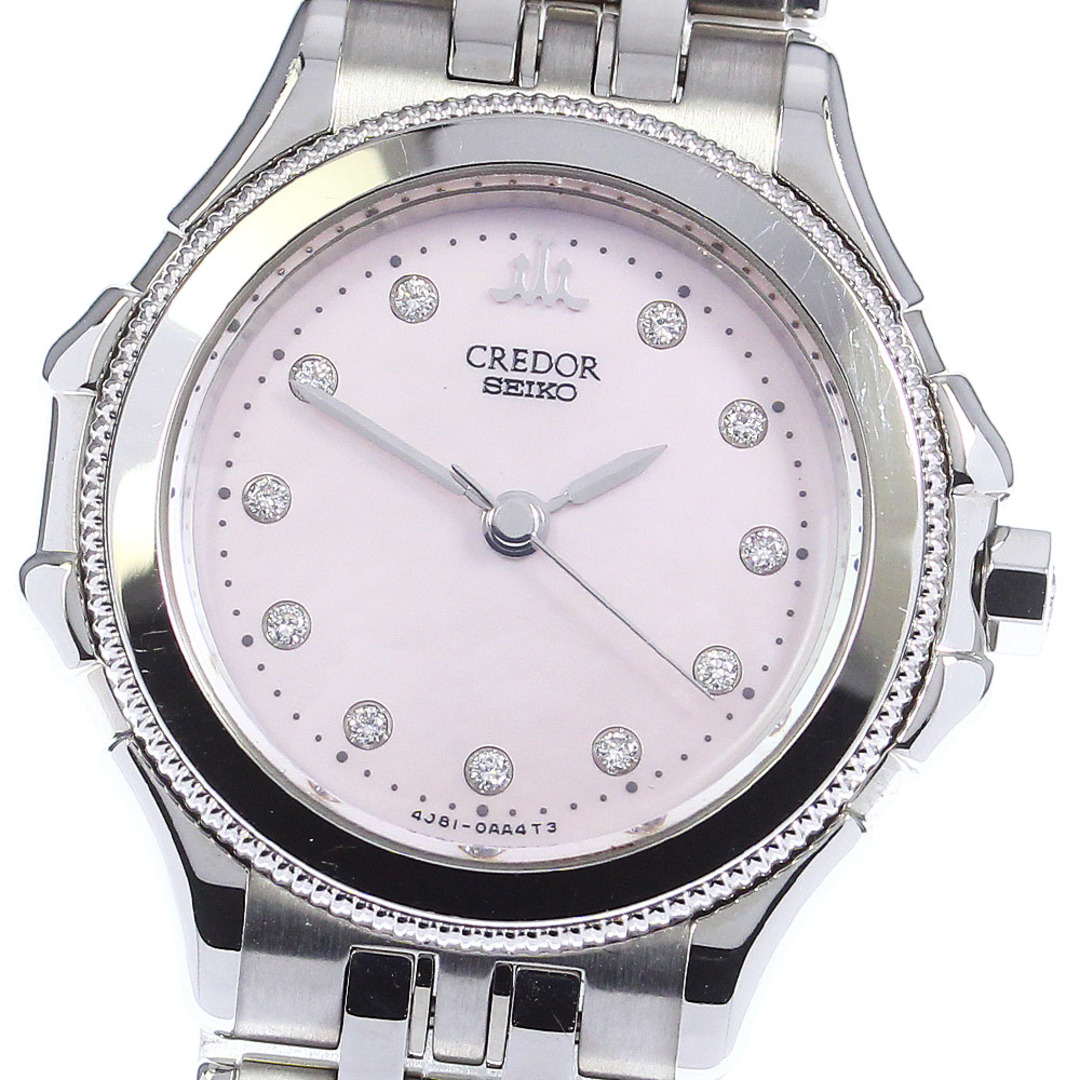 適切な価格 11Pダイヤ クレドール 4J81-0B20 SEIKO セイコー - SEIKO