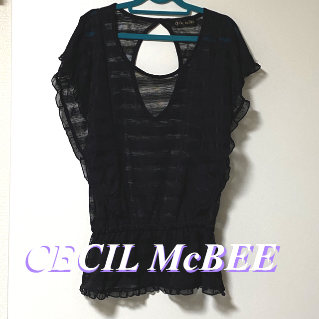 CECIL McBEE(セシルマクビー)のCECIL McBEE レースカットソー レディースのトップス(カットソー(半袖/袖なし))の商品写真