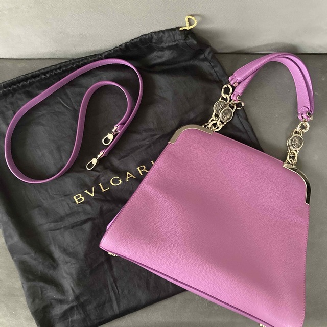 希少！美品！　BVLGARI ブルガリ　モネーテ　ハンドバッグ　ショルダーバッグ