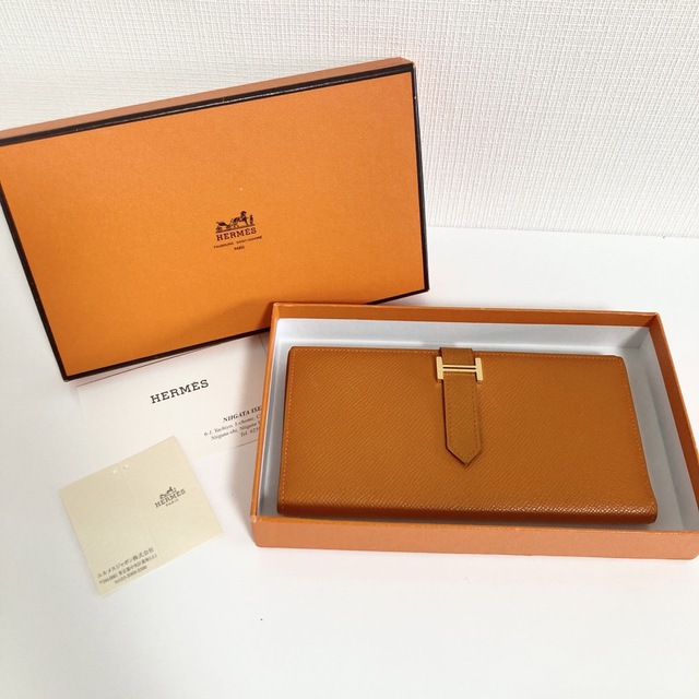 HERMES   ベアンスフレ  ゴールド金具 長財布