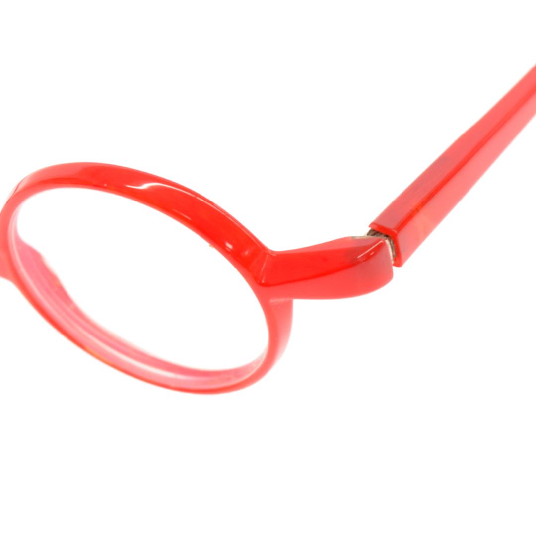 alanmikli(アランミクリ)のalain mikli アランミクリ 丸型フレーム 眼鏡 A03085 レッド 度入り メンズのファッション小物(サングラス/メガネ)の商品写真