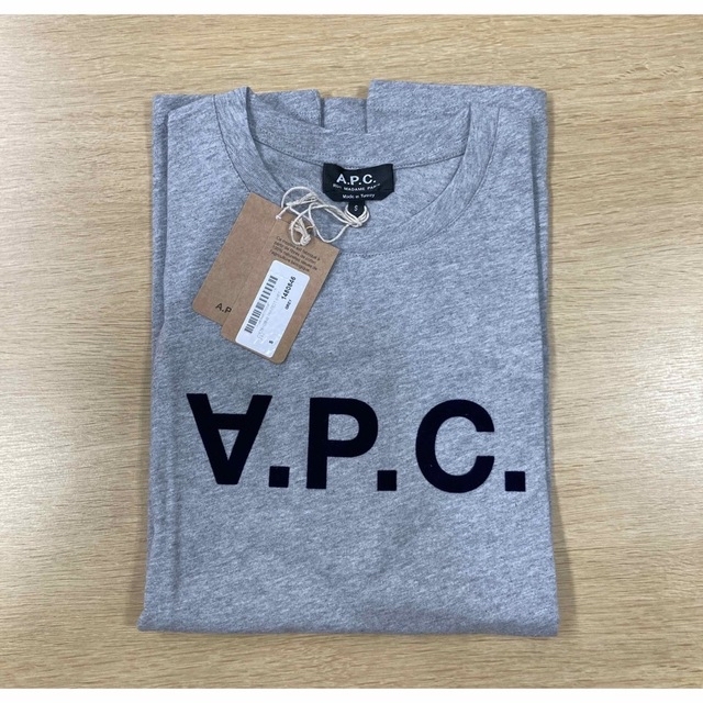 A.P.C(アーペーセー)のVPC カラーTシャツ　S　APC グレー　半袖　Tシャツ　A.P.C. メンズのトップス(Tシャツ/カットソー(半袖/袖なし))の商品写真