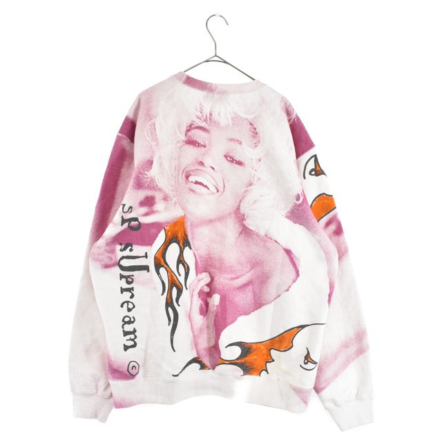 Supreme(シュプリーム)のSUPREME シュプリーム 20SS Naomi Crewneck ナオミ クルーネック スウェット トレーナー ホワイト/パープル メンズのトップス(スウェット)の商品写真