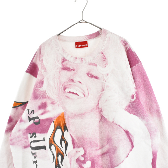 Supreme(シュプリーム)のSUPREME シュプリーム 20SS Naomi Crewneck ナオミ クルーネック スウェット トレーナー ホワイト/パープル メンズのトップス(スウェット)の商品写真