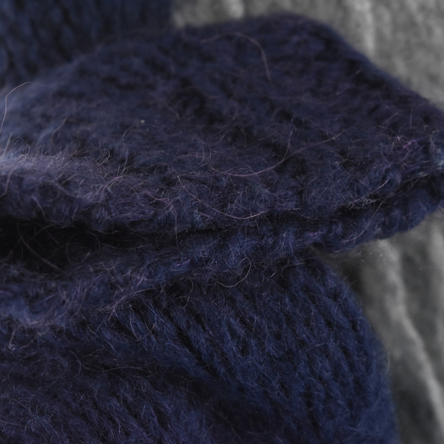 Jieda ジエダ 20AW PANEL OVER KNIT パネルフリンジオーバーサイズ