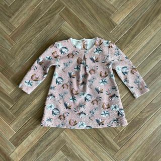 ザラキッズ(ZARA KIDS)の【Zarababy】花柄 ワンピース 80cm(ワンピース)