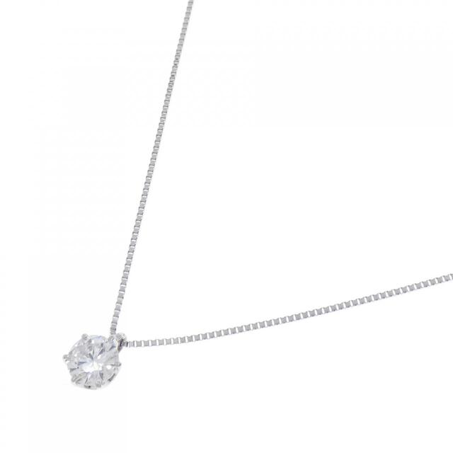 PT ソリティア ダイヤモンド ネックレス 0.506CT