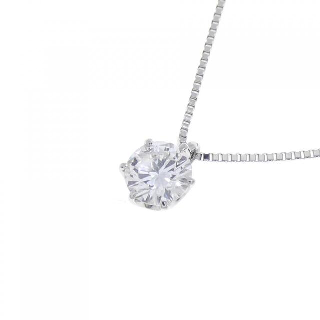 PT ソリティア ダイヤモンド ネックレス 0.506CT
