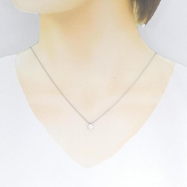 PT ソリティア ダイヤモンド ネックレス 0.506CT