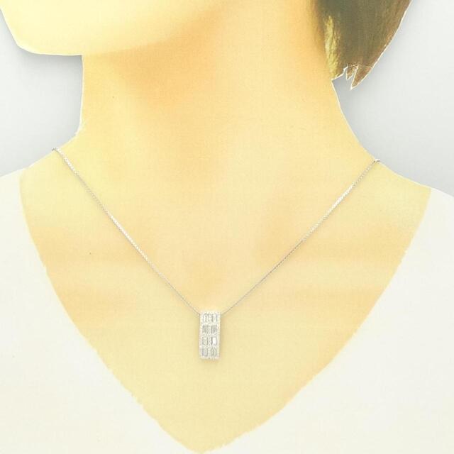 K18WG ダイヤモンド ネックレス 1.00CT | www.jarussi.com.br