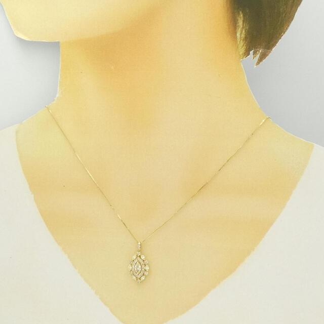 【新品】K18YG ダイヤモンド ネックレス 1.00CT