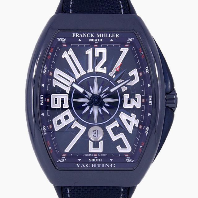 時計【新品】フランクミュラー ヴァンガードヨッティング V45SCDTCRBLBL セラミック 自動巻