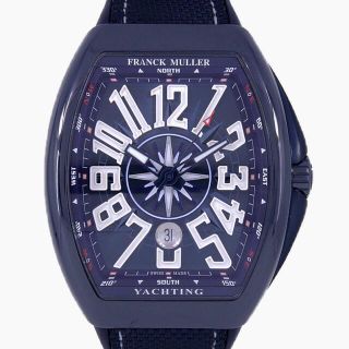 フランクミュラー(FRANCK MULLER)の【新品】フランクミュラー ヴァンガードヨッティング V45SCDTCRBLBL セラミック 自動巻(腕時計(アナログ))