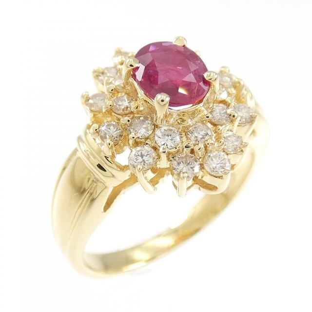 半額】 K18YG ルビー リング 0.80CT リング(指輪) - www.hitaltech.com