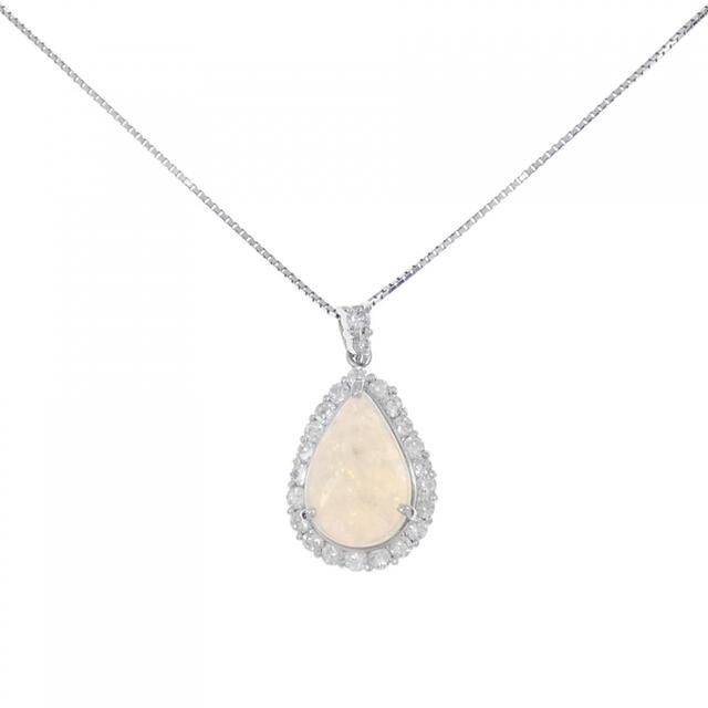 驚きの値段で】 PT 1.72CT ネックレス オパール ネックレス