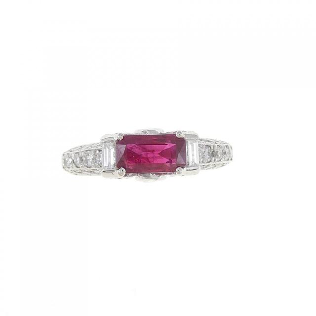 PT ルビー リング 0.88CT