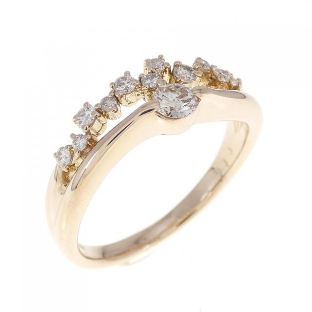 お得セット K18PG ダイヤモンド リング 0.30CT リング(指輪