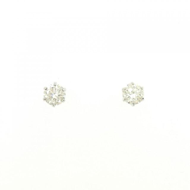 PT ソリティアダイヤモンド ピアス 0.50CT