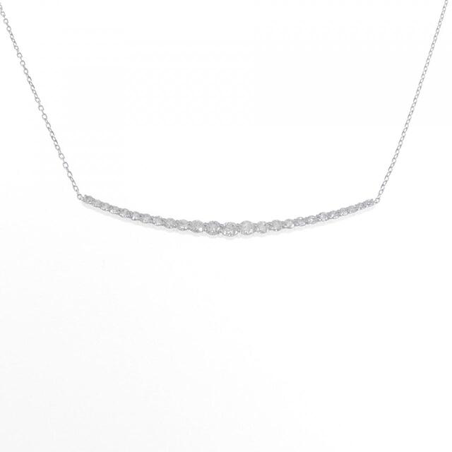 K18WG ダイヤモンド ネックレス 1.00CT 【冬バーゲン☆特別送料無料