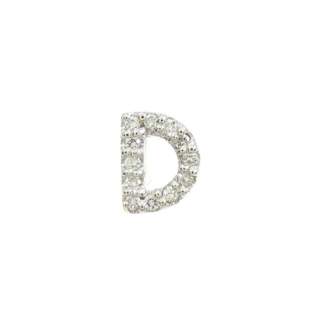 ポンテヴェキオ イニシャルD ダイヤモンド ピアス 片耳 0.07CT 【お
