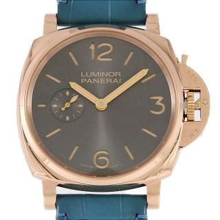 パネライ(PANERAI)のパネライ ルミノールドゥエ3DAYSオロロッソ PAM00677 PG･RG 手巻(腕時計(アナログ))