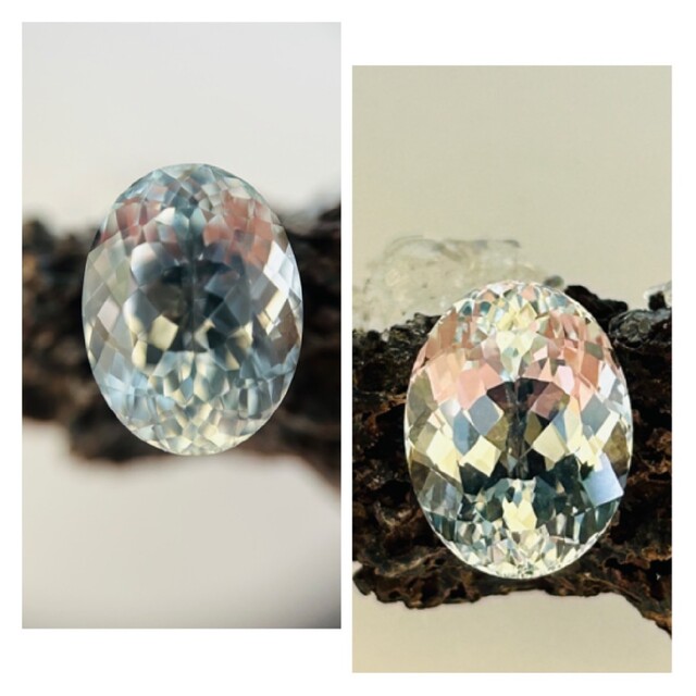 (R0426-2)『非加熱』天然ホワイトトパーズ 11.573ct