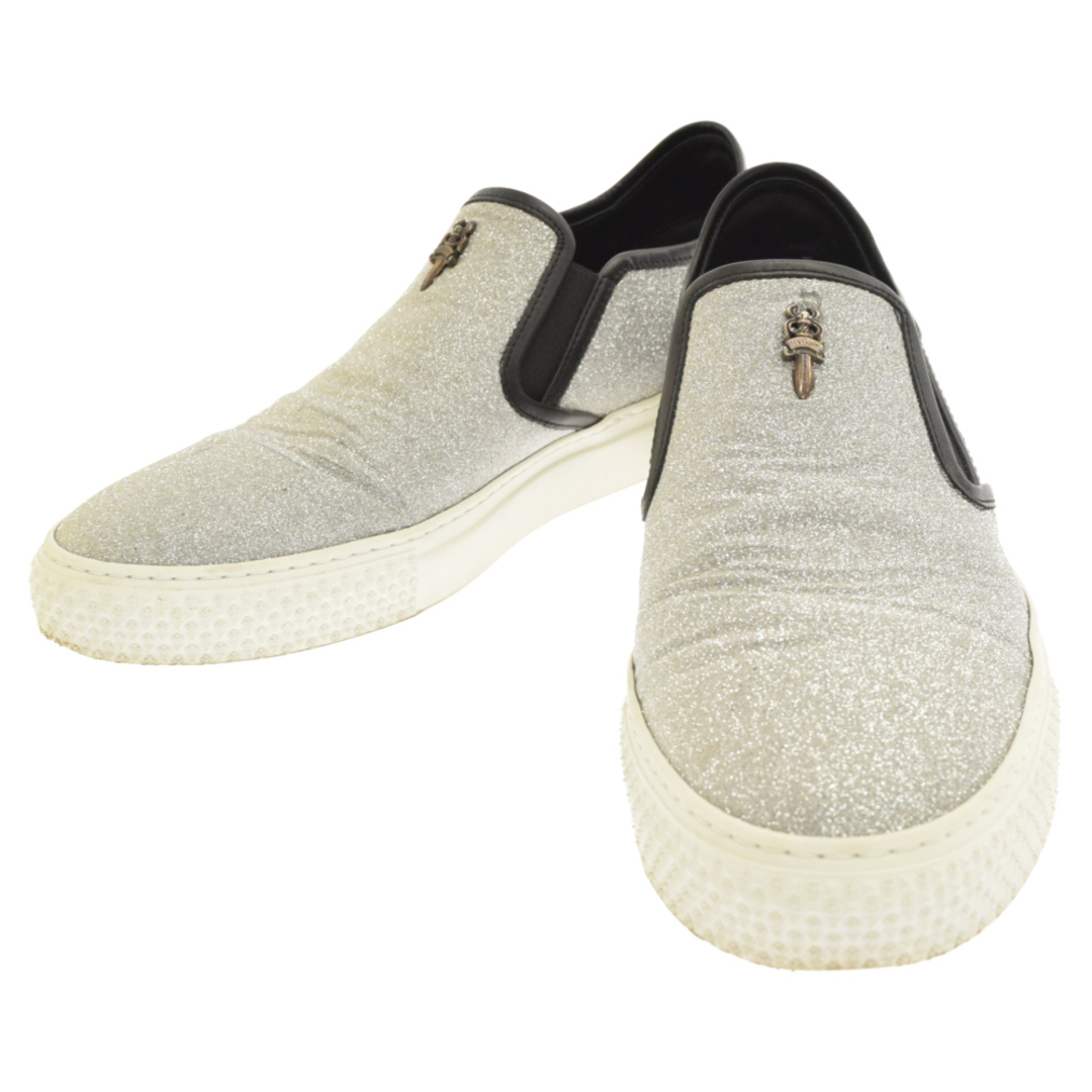 CHROME HEARTS クロムハーツ SLIP ON CALF ダガー付スリッポンレザー