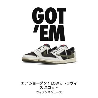 ジョーダン(Jordan Brand（NIKE）)のTravis Scott × Nike Air Jordan 1 Low OG(スニーカー)