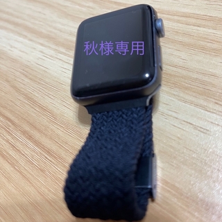 アップルウォッチ(Apple Watch)のApple Watch3 Nike本体　ベルト付き(腕時計(デジタル))