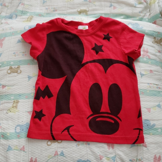Disney(ディズニー)のディズニー　ミッキーマウス　半袖　Tシャツ　2枚　95cm  100cm キッズ/ベビー/マタニティのキッズ服男の子用(90cm~)(Tシャツ/カットソー)の商品写真