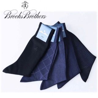 ブルックスブラザース(Brooks Brothers)の《ブルックスブラザーズ》新品 ロゴ刺繍入 ビジネスソックス5足 25~26cm(ソックス)